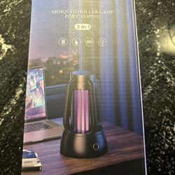 Bug Zapper Outdoor Indoor, Electric Fly Zapper with 4ft Power Cord, Three Modes Mosquito Killer，Waterproof Portable Mosquito Zapper for Home,Patio,Cam