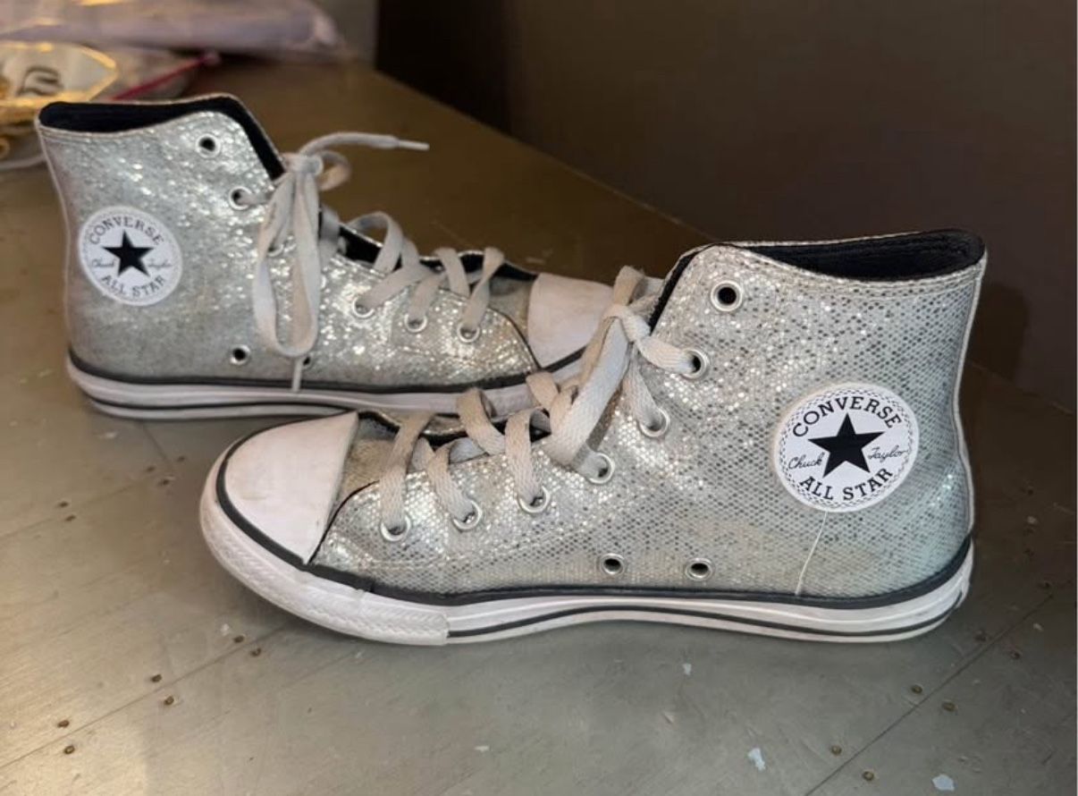 Converse All Stars SILVER SIZE 3
