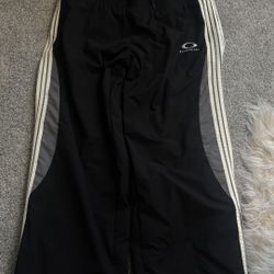 balenciaga double waisted track pants