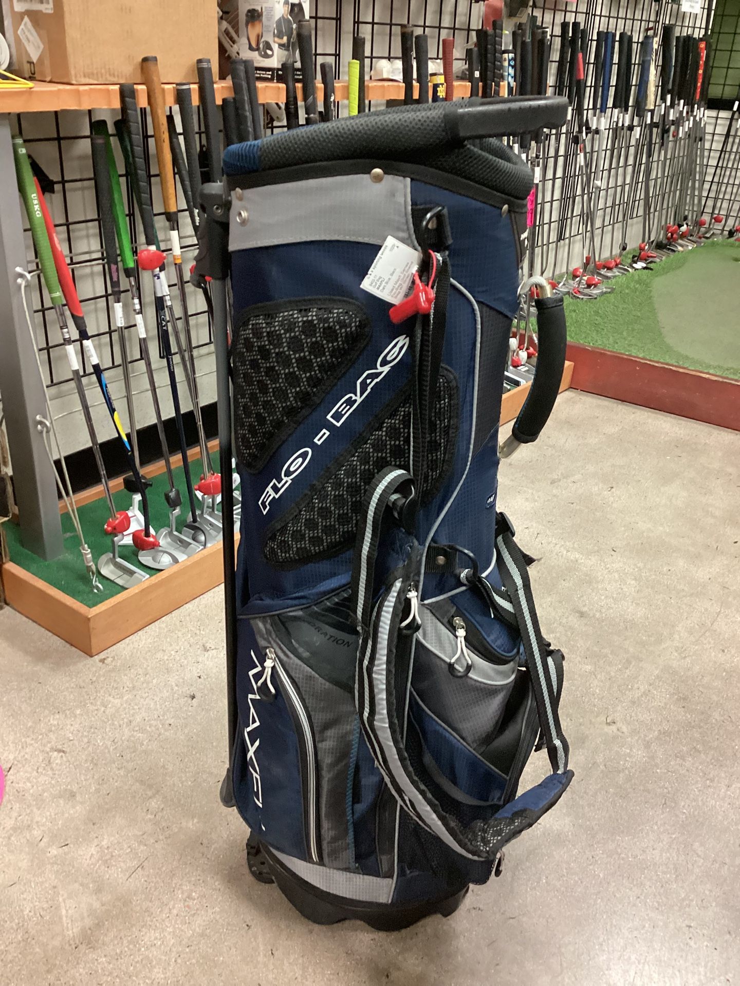Used Maxfi Series Flo-Bag Golf Stand Bag W/ Strap (Read Description)