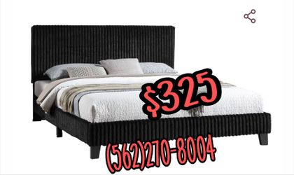 New queen bed