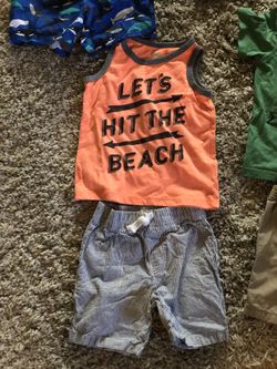 Caters clothes 2T summer clothes