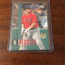 2006 Upper Deck Dustin Pedroia Rookie Card