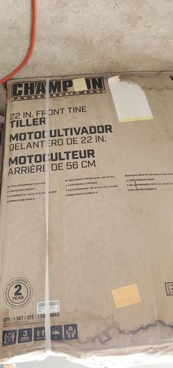 Motocultivador delantero de 22 pulgadas