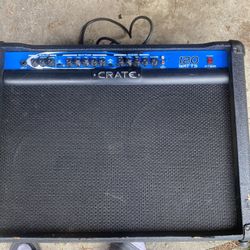 crate xt120r guitar amp 120 watts 3 channels with 2x 12 speakers