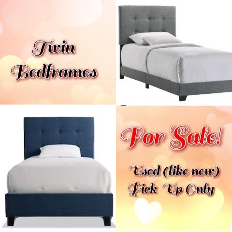 twin beds...