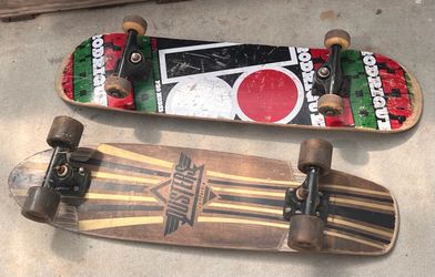 Two Used Skateboards – Rodriguez & Dusters California and Boarders
