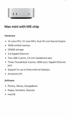 Mac mini M6