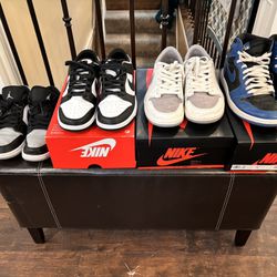 Lot Of Authentic Nike Jordan 1 And Dunks Size 10 