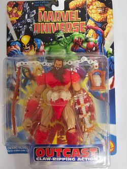1996 Marvel Universe  OUTCAST CLAWS-Ghost Rider ripping action by Toybiz NIB