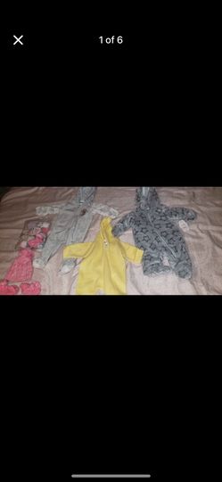 Baby Girl Winter Clothes Size 0-3 Months 🎀