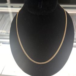 14k Solid Gold Cuban Necklace 14.6 Grams 22 Long Layway Available 10% Down If You Interested Please Make Sure You Ask For Maribel Thank You 