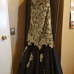 Sequin Evening Gown M/L