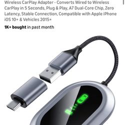 Wireless CarPlay Adapter 