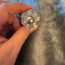 13 Crystal Cabinet Knobs In Good Condition