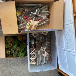 HO Scale Train Track Lot