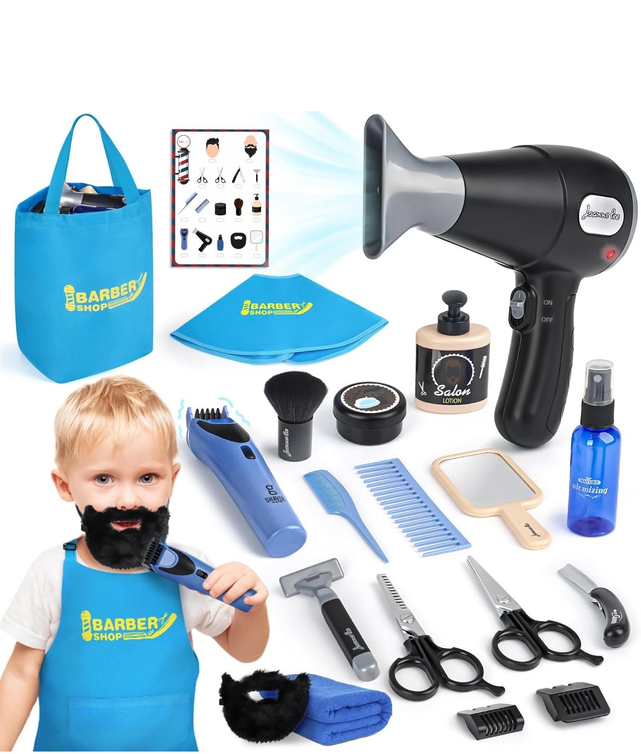 Barber Shop Pretend Play Toy