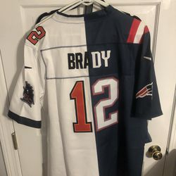 Custom NIKE Brady Super Bowl Jersey 
