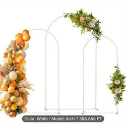 Metal Arch Set Of 3 Wedding Birthday Decoration