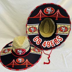 San Francisco 49ers Straw Hat great Gift 🎁 order now (I also have other Teams)