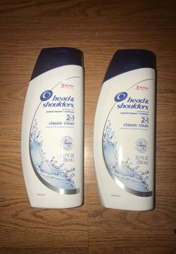 Head and shoulders 23.7 $7.00 each