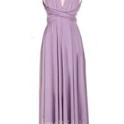 Lilac Convertible Dress Formal (brand New)