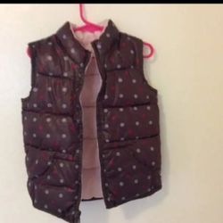 TODDLER GIRLS REVERSIBLE VEST..... CHECK OUT MY PAGE FOR MORE ITEMS