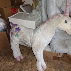 Plush Unicorn Toy Good Condition 