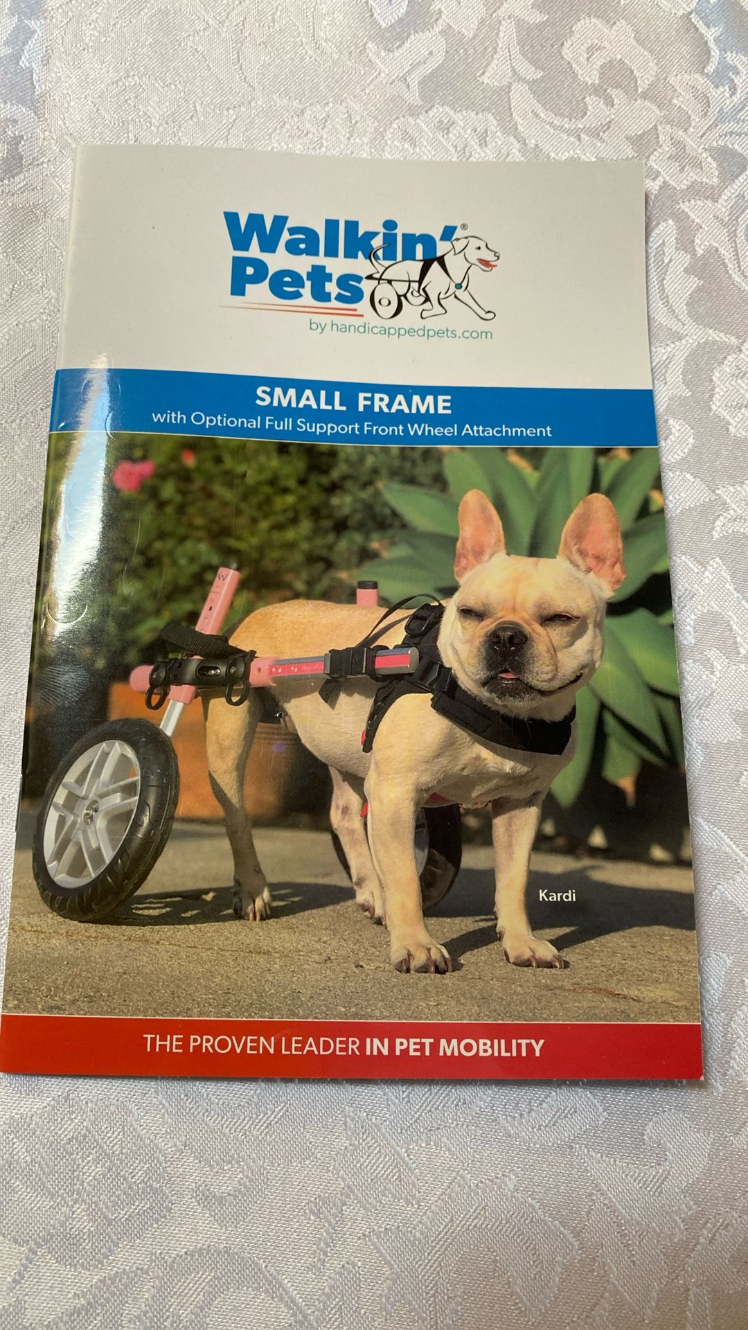 Walkin’ Pets Small Frame Adjustable Wheelchair For Pets