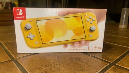 Yellow Nintendo Switch Lite