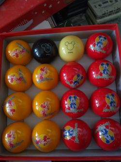 Set de bolas de billar de Disney nuevas