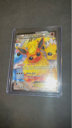 Pokemon Cards Generations Radiant Collection Flareon EX Full Art