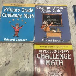 Edward Zaccaro Math Challenge Books