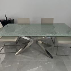 Dining room table and chairs