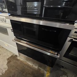30" JENN AIR MICROWAVE OVEN COMBO STAINLESS STEEL