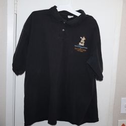 Disney Store Men's Black Polo-shirt Mens Size XL Good Condition The Forum Shops