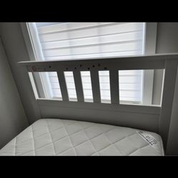 Ikea Twin Bed  And Mattress 