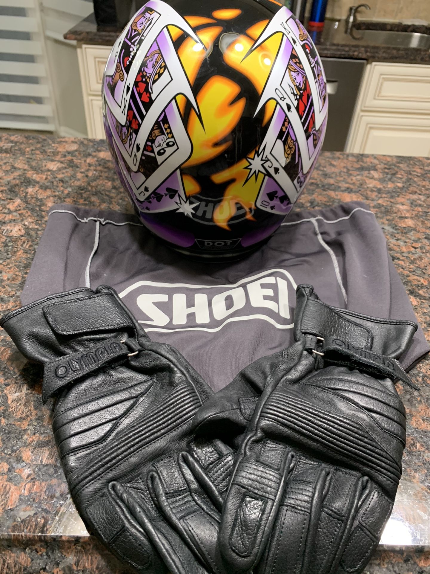 Shoei motorcycle helmet medium