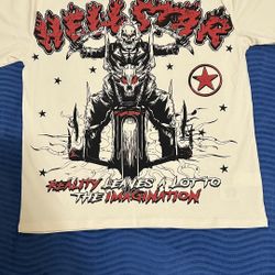 HELLSTAR CREAM TEE
