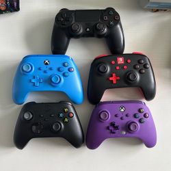Game Controllers Xbox PlayStation Nintendo Switch