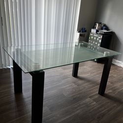 Glass Dining Table 