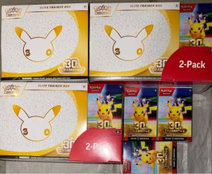 Pokémon TCG 30th Celebration Elite Trainer Box & Booster Bundles