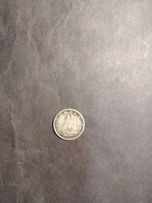 1963 Silver Canadian Dime
