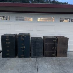 Antique Luggage Chests Over 100 Years Old