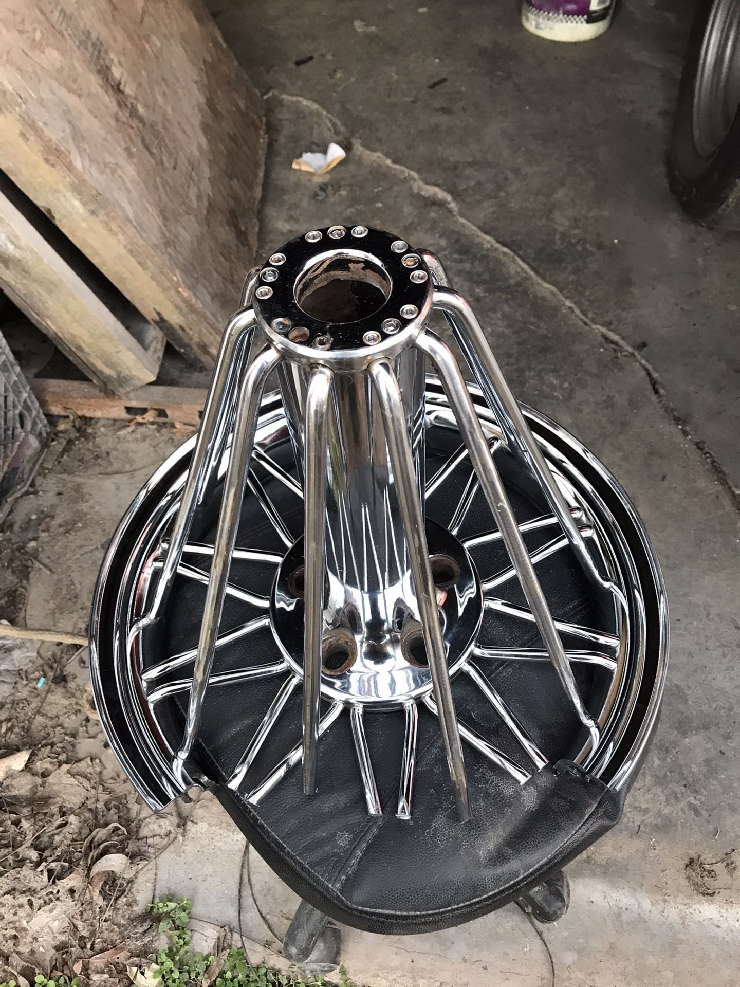 17” g15 thick spoke cut swanger for the bumper Kit (NO TRADE)