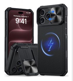 iPhone 18 Pro Case with Slide Camera Cover,