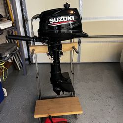 Suzuki Outboard Motor 6hp For Inflatable Boat