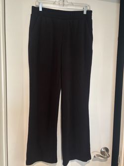 DANSKIN Black Wide-Leg Sweatpants size medium