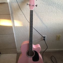 Aciustic bass guitar