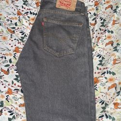 Gray Levi’s 501’s